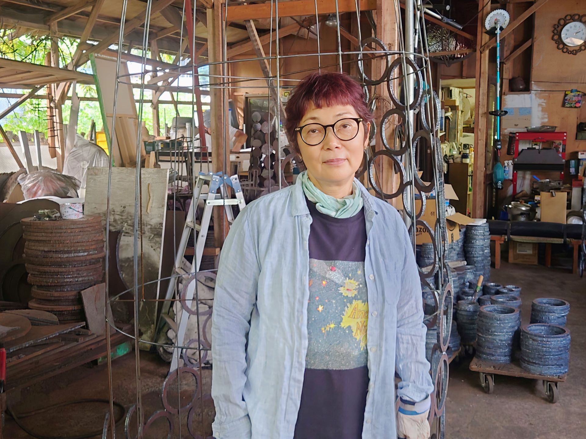 鉄に魅入られて ～彫刻家 青木野枝さんを訪ねて～ - よくわかる！溶接lab